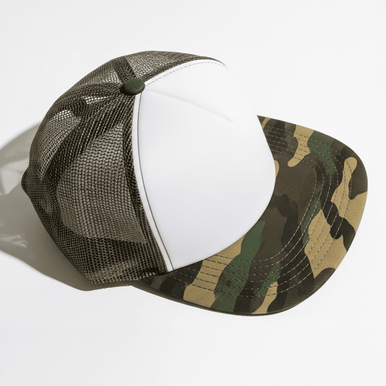 Hello Hobby Camo Sublimation Trucker Hat, Blank for Outdoor  display picture 1