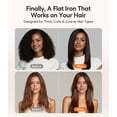 thumbnail image 2 of Terviiix 2" Widest Ceramic Flat Iron with Adjustable Heating, Professional Straightening Irons, 2 of 6