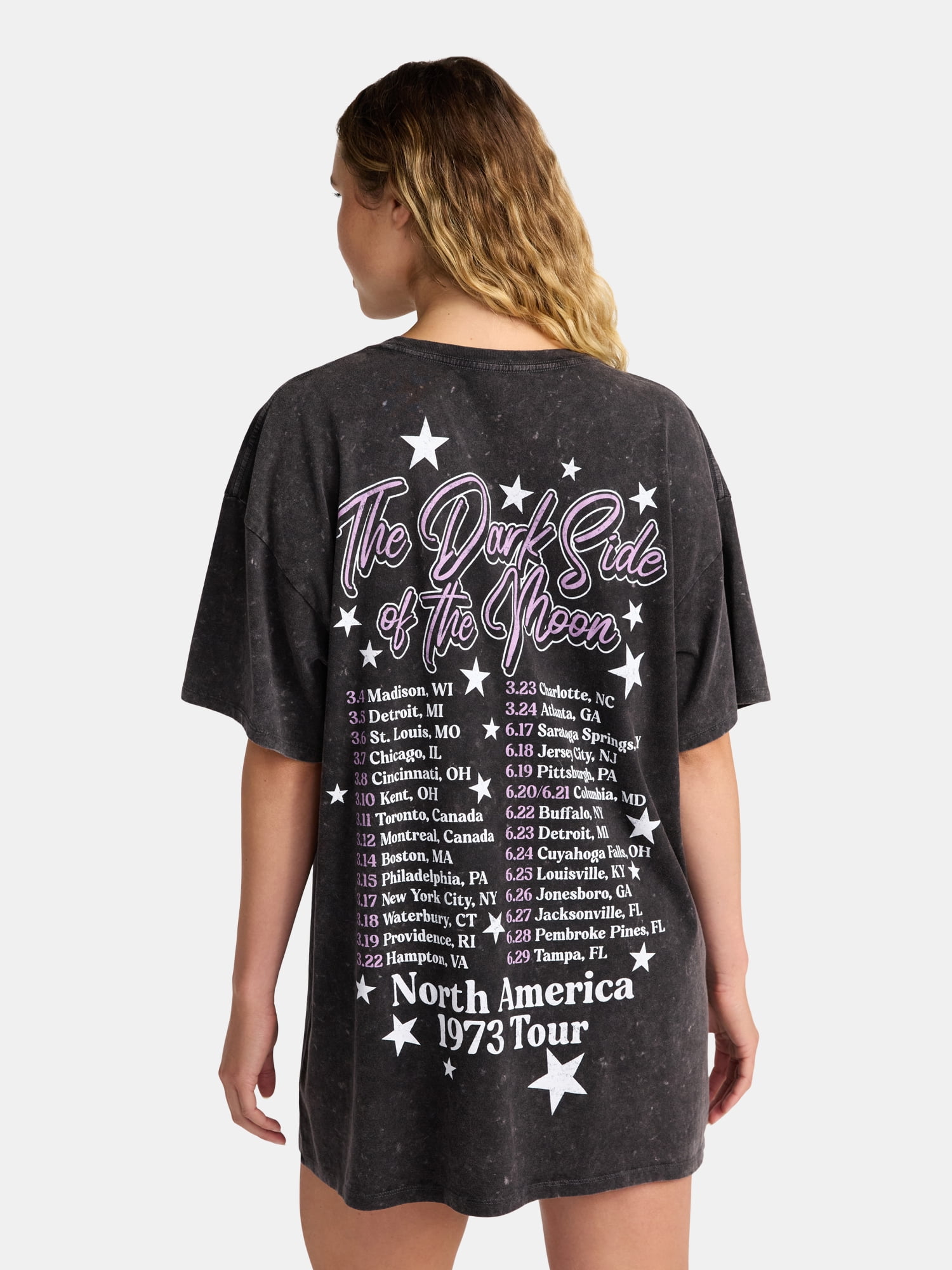 Pink Floyd Women's Oversized Sleep Shirt, Sizes XS-XXXL