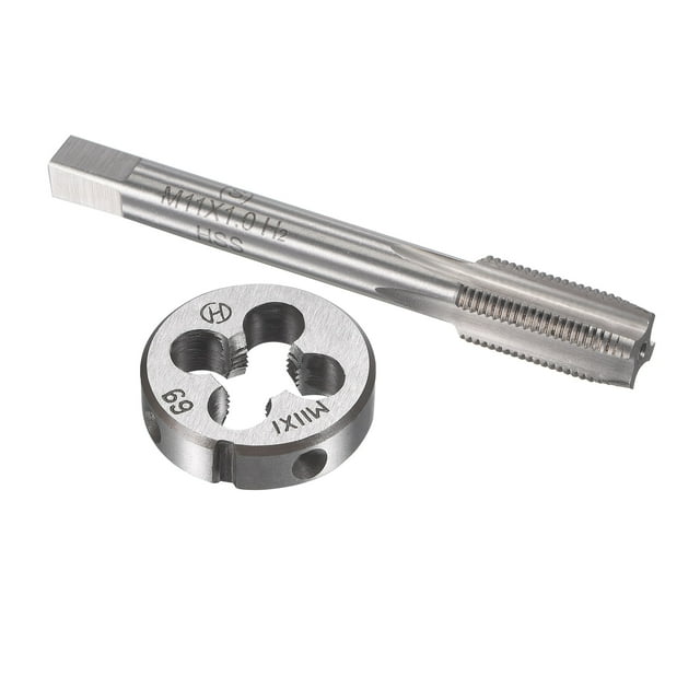 Unique Bargains Ensemble de Robinet Métrique M11 x 1mm avec Filetage Rond