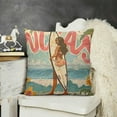 thumbnail image 2 of YINGXI Beach Throw Pillows, Beach Pillows, Pillows Covers,surf Room Decor,Beach Room Decor for Teen Girls,Beach Pillow Cover,Beach Decor,Coastal Decor 24x24in, 2 of 5