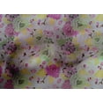 thumbnail image 5 of oneOone Cotton Cambric Light Purple Fabric Florals Craft Projects Decor Fabric Printed By The Yard 42 Inch Wide, 5 of 6