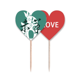 thumbnail image 1 of Año Nuevo de ovejas animal China Zodiac Palillos de dientes bandera etiqueta de amor selección de pastelitos, 1 of 4