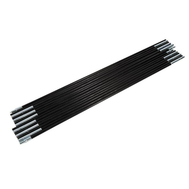 Noref Tent Pole Replacement,Tent Pole,2 sets 7 Sections Outdoor Camping Fiber Glass Rod DoubleTent Pole Support Frames Kit