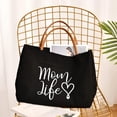 thumbnail image 4 of Mom Mama Bag Mother Gifts Momlife Tote for Hospital, Shopping, Beach, Travel, 4 of 11