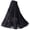 Black, variant on Women's Social Dance Long Swing Skirt Sequins Flower Embroidery Ballroom Latin Practice Skirt