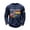 Navy#10419BB, variant on Waffle Knit We the People Mens Long Sleeve Tee Shirts Rainbow Graphic Patriotic Workout Shirts Men Blue XL