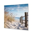 thumbnail image 2 of Designart "Calm Path To Dune Beach III" Nautical & Beach Metal Art Living Room, 2 of 5