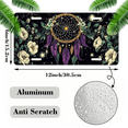 thumbnail image 2 of 1 Pcs License Plate Covers & Frames, Dreamcatcher with Flowers and Stars For Decorative Front, Waterproof For Decoration Aluminum License Plate Covers & Frames Cover For Men Women, 12" X 6", 2 of 7
