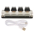 thumbnail image 1 of Clavier Programmable, Mini Clavier Portable OSU Gaming RGB Rétroéclairage Détachable Câble USB pour Bureau pour Laboratoire pour Contrôle Industriel, 1 of 8