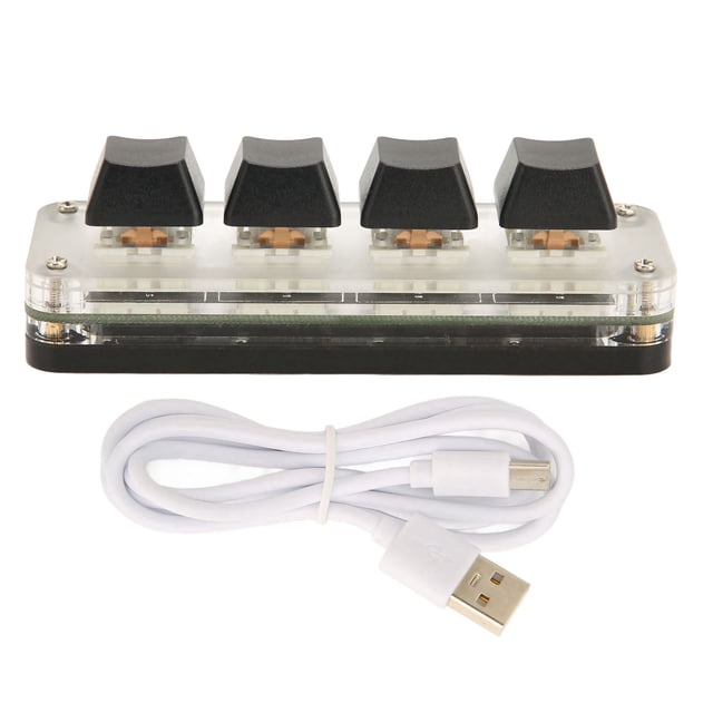 Clavier Programmable, Mini Clavier Portable OSU Gaming RGB Rétroéclairage Détachable Câble USB pour Bureau pour Laboratoire pour Contrôle Industriel