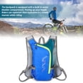 thumbnail image 3 of Yajisi Breathable Hydration Backpack Nylon Reflective Water Bladder Pack for Hiking Running Cycle 2L Compartment Capacity Blue 15.7 inches / 40 cm, 3 of 6