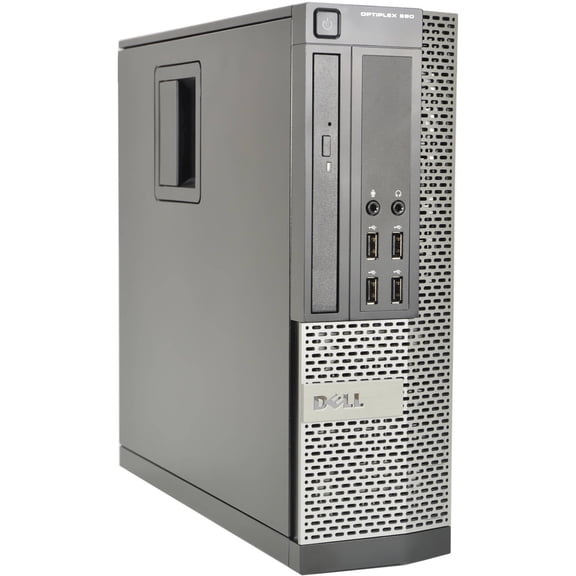 Restored Dell Optiplex 990-SFF WA1-0427 Desktop PC with Intel Core i7-2600 Processor, 8GB Memory, 250GB Hard Drive and Windows 10 Pro (Monitor Not Included) (Refurbished)