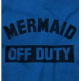 thumbnail image 2 of Mermaid Off Duty Cute Beach Lovers Women's Graphic T Shirt Tees Brisco Brands S, 2 of 6