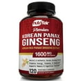 thumbnail image 2 of NutriFlair Korean Panax Ginseng 1600mg Per Serving, 120 Capsules – Herbal Energy & Vitality Supplement, Non-GMO, Vegan, Made in USA, 2 of 10