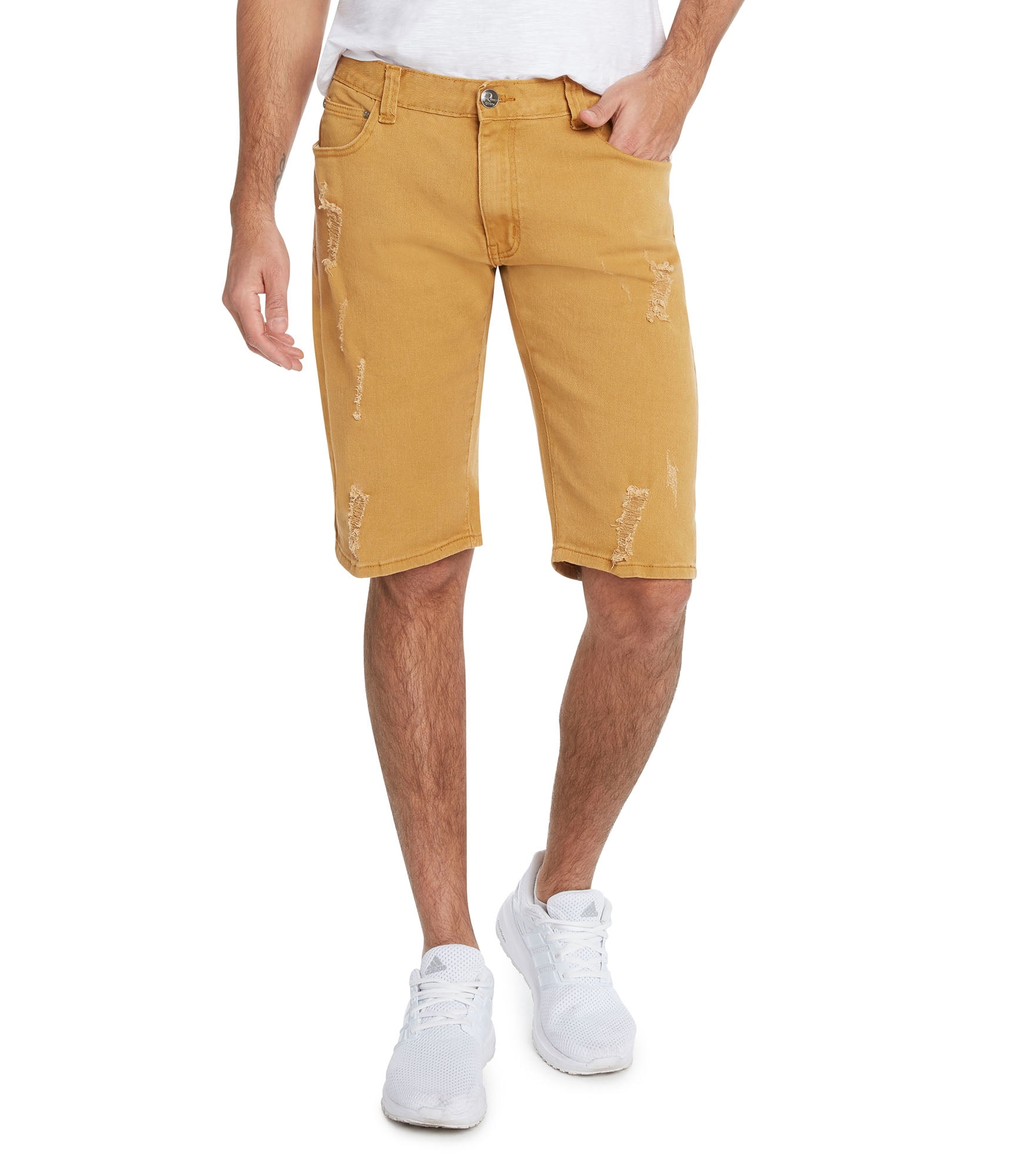 mens slim leg shorts