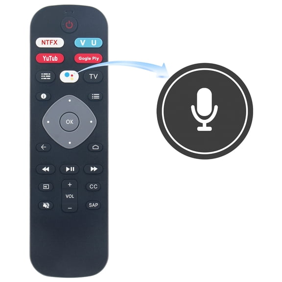 New URMT26RST004 Voice Replace Remote Control for Philips TV 50PFL5604/F7 50PFL5704/F7 55PFL5604/F7 55PFL5704/F7 43PFL5604/F7 43PFL5704/F7