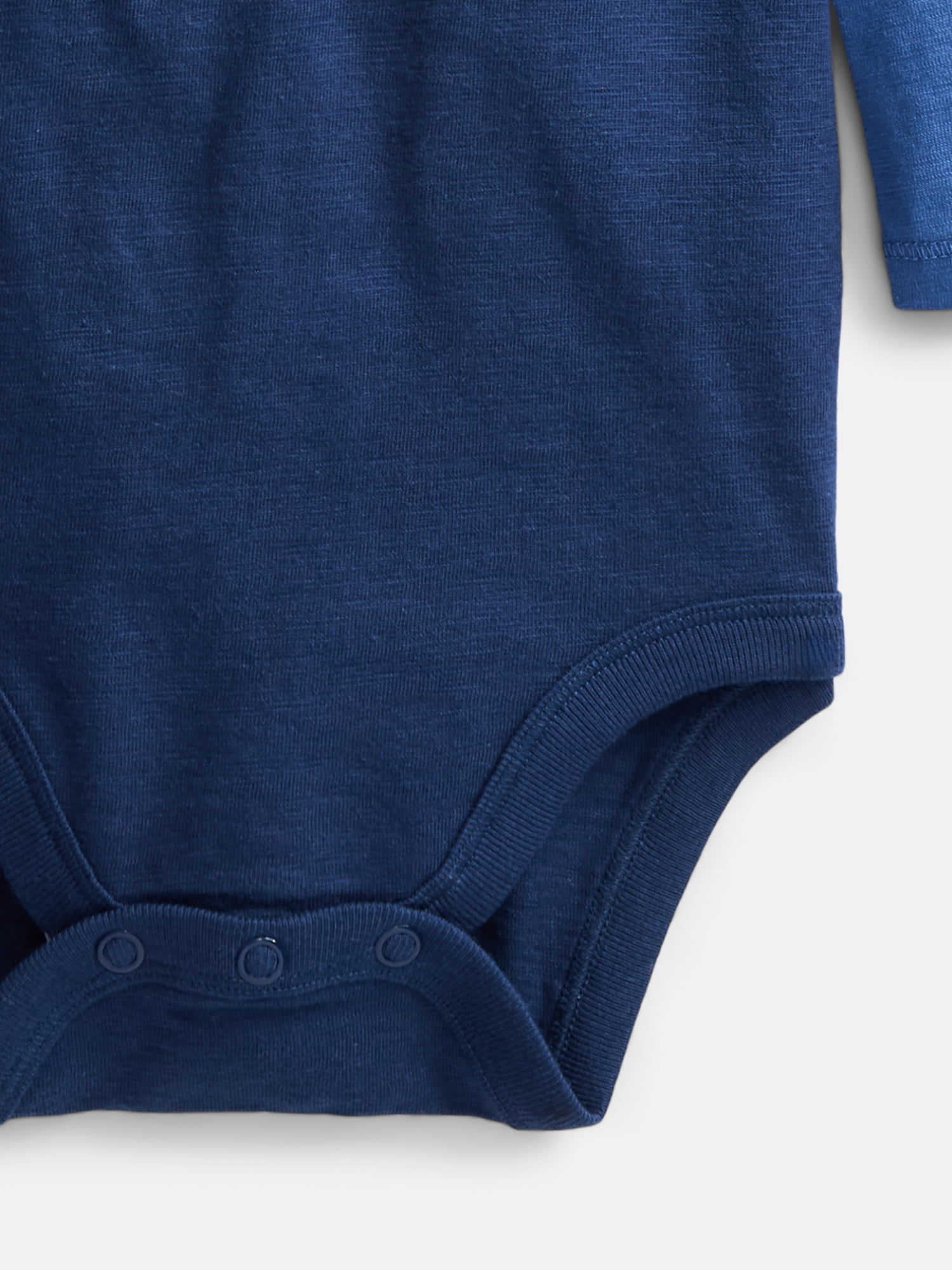 Wonder Nation Baby Boys' Graphic Cotton Bodysuit with Long Raglan Sleeves, Sizes 0M-24M