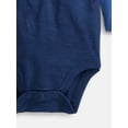 thumbnail image 3 of Wonder Nation Baby Boys' Graphic Cotton Bodysuit with Long Raglan Sleeves, Sizes 0M-24M, 3 of 4