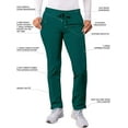 thumbnail image 3 of Adar Addition Scrubs for Women - Skinny Leg Cargo Drawstring Scrub Pants - A6104 - Dark Teal - M, 3 of 7