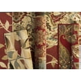 thumbnail image 6 of BoutiqueRugs Vancleave Contemporary Floral Area Rug - Modern Patterned Leaf Carpet for Living Room, Bedroom - Rust, Sage, Cream - 5'3" x 7'7" (5x7), 6 of 13