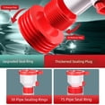 thumbnail image 4 of Kitchen Basins Sewer Branch Universals Sink Pipe Fittings Drain Pipe Adapters Sealing Rings For Easy Cleaning Maintenance, 4 of 7
