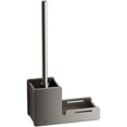 thumbnail image 1 of Toilet Brush Holder Wall Mounted Bathroom Cleaning Brush grey, 1 of 5