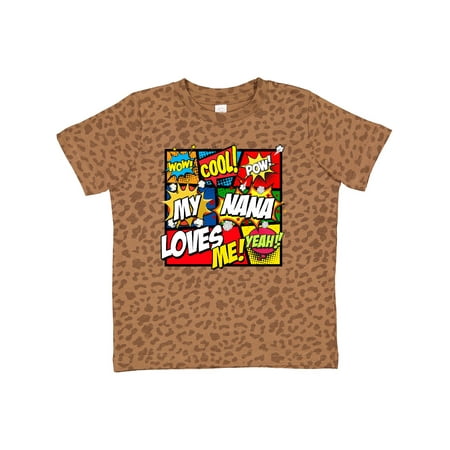 

Inktastic My Nana Loves Me Gift Toddler Boy or Toddler Girl T-Shirt