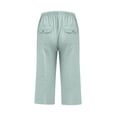 thumbnail image 7 of NinXxx Women's Loose Fit Lightweight Cropped Capri Trousers Comfort Style GN1 XXL, 7 of 7