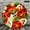 12x12in, variant on Patifu Tomato Cheese Salad With Basil Round Wooden Wall Clock Battery Operated Home Decor 10x10in