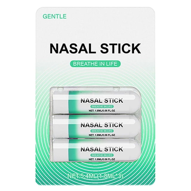 Nasal Stick Boost Energy Set, Nose Inhaler Stick, Nasal Stick Inhaler, Nasal Stick, Natural Mint Nasal Sticks for Breathing
