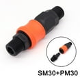 thumbnail image 3 of Pu Tube Pneumatic Plastic Steel Self-Locking C-Type Quick Connector Ph+Sh-30, 3 of 9