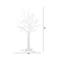 thumbnail image 2 of Nearly Natural 4ft. Pre-Lit Artificial White Twig Tree with 160 Warm White LED Lights, 2 of 10