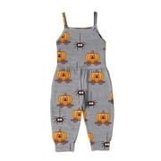 Herrnalise Infant Baby Girls Halloween Footies Romper Jumpsuit Newborn Outfits Fall Clothes,rollbacks