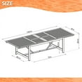thumbnail image 6 of International Home Miami Corp Amazonia 13-Piece Resin Patio Dining Set in Brown, 6 of 6