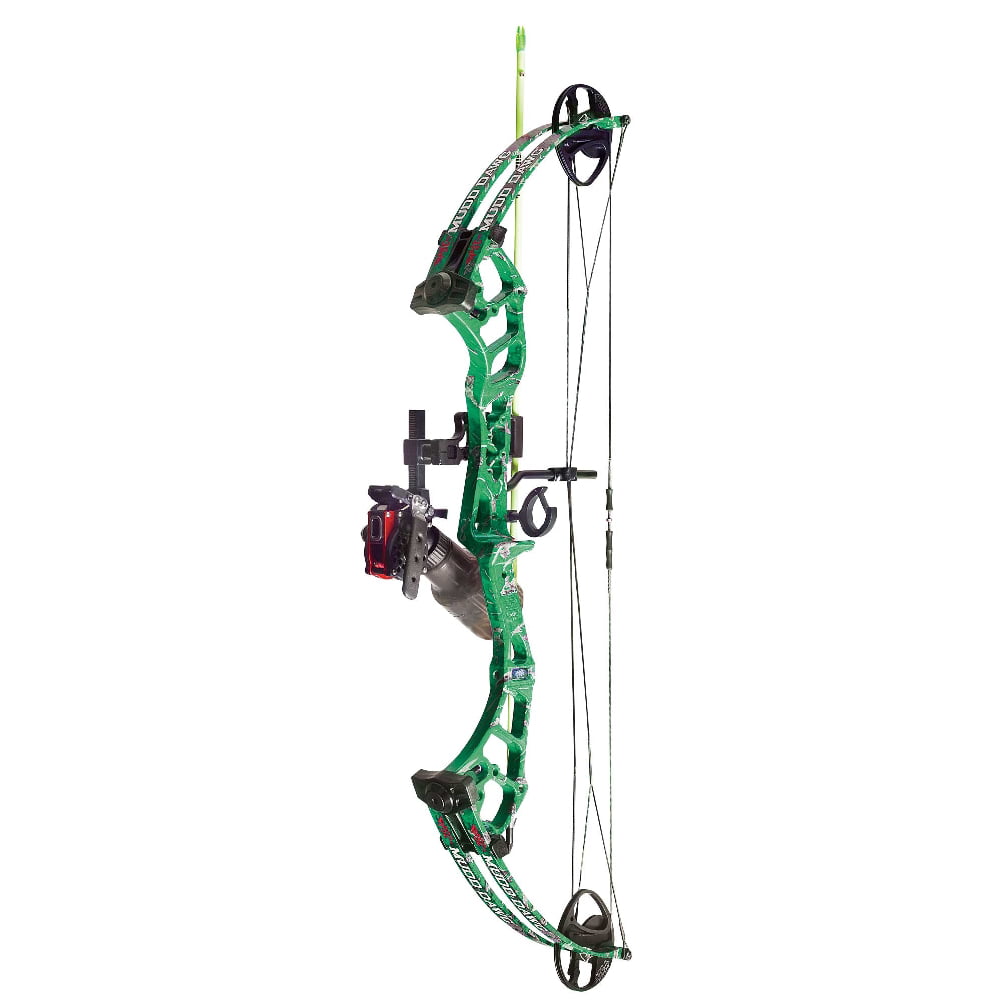 PSE Kingfisher Green Recurve Bowfishing Bow Package 56 inch with Arrow Reel RH 