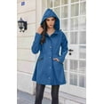 thumbnail image 4 of Zeagoo Rain Jacket for Women Waterproof Raincoat with Hood Lightweight Lined Windbreaker Travel Jacket, 4 of 6
