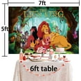 thumbnail image 6 of Lion King Backdrop Banner Party Supplies Poster Movie Theme Background for Photography Kids Birthday Decorations, 6 of 7