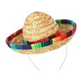 thumbnail image 1 of Sombrero Sombrero Decoración Temática Mexicana Práctico Conveniente Accesorios para Fotos Mini Sombrero Sombrero beige, 1 of 9
