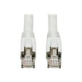 thumbnail image 4 of Eaton Tripp Lite Series Cat8 25G/40G-Certified Snagless Shielded S/FTP Ethernet Cable (RJ45 M/M), PoE, White, 60 ft. (18.29 m) - Patch cable - RJ-45 (M) to RJ-45 (M) - 18.3 m - S/FTP - CAT 8 - snagless, solid - white, 4 of 4