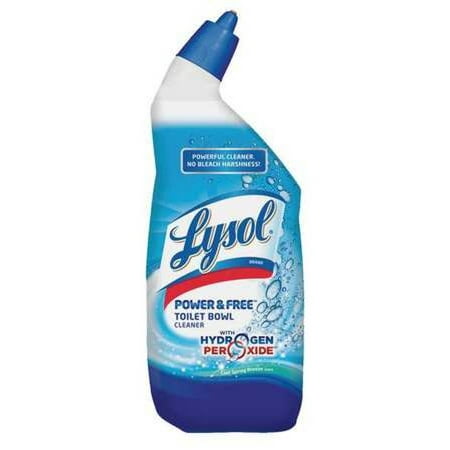 LYSOL 19200-98011 Toilet Bowl Cleaner,Blue,Bottle,PK9