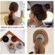 thumbnail image 4 of 4 pinzas mágicas para el pelo con forma de nido de pájaro, accesorios expandibles para hacer moños de pelo para mujeres, pinzas para el pelo para cabello fino, grueso y rizado, pasadores de plástico p, 4 of 6