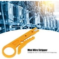 thumbnail image 3 of ABPETE Cable Wire Stripper, 10 Pack Wire Stripping Tool for CAT‑5, CAT‑5e, CAT‑6 Data Lines, Mini Cable Crimping Tool for Electrician,Other household daily use, 3 of 9