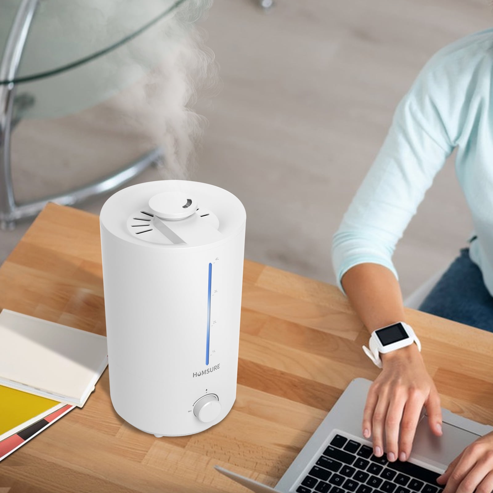 HUMSURE Humidifier for Bedroom Baby, 4.0L Cool Mist