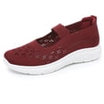 thumbnail image 2 of CAIXAI Orthopedic Dress Sneakers Women Arch Support Women Sock Sneakers Comfortable Non- Sole Walking Shoes for Women Mesh Knitted Platform Mary Janes Hands-Free Sock Shoe, 2 of 7