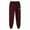 02 Wine, variant on Awdenio Sweatpants for Men Lightweight Casual Comfy Solid Color Loose Drawstring Elastic Sweatpants