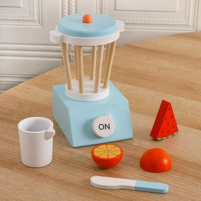 DIY Wooden Toy Simulation Kitchen Model Set Pretend Play Bread Machine Montessori Early Education Toys For Children Kids