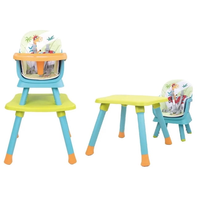 Silla Alta 4 en 1 D'Bebe Grow With Me Verde