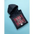 thumbnail image 3 of Never Enough Tartan - Bold Plaid Statement Graphic Men's Hoodie, 3 of 4