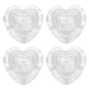 Tools Plastic Fruit Heart Strawberry Mold Ginseng Mutitool Clear Shaping Vegetable 4 Pcs